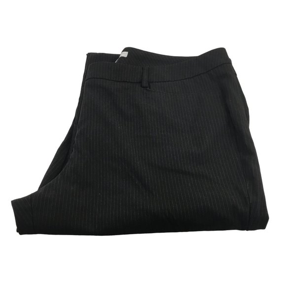 NEW YORK AND COMPANY PINESTRIPED STRETCH DRESS PANTS WOMENS SIZE 16 - Picture 4 of 5